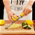 Ralador Zester Inox Multifuncional Microplane Cozinha Alho Limão Queijo Chocolate Frutas - Imagem 4