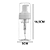 Frasco Pump Espumador 100mL Dispenser Espuma Skin Care Sabonete Liquido - Imagem 9