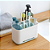 Kit Porta Escova De Dente Com Organizador E Porta Detergente Dispenser De Sabão Líquido Para Cozinha E Banheiro - Imagem 8