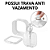 Kit Porta Escova De Dente Com Organizador E Porta Detergente Dispenser De Sabão Líquido Para Cozinha E Banheiro - Imagem 3