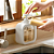 Kit Porta Escova De Dente Com Organizador E Porta Detergente Dispenser De Sabão Líquido Para Cozinha E Banheiro - Imagem 7
