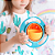 Kit Alimentação Infantil Prato Giratório 360 Graus Colher E Garfo Termossensível Silicone Para Bebe Criança - Imagem 8
