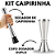 Kit Socador Caipirinha Inox Amassador Frutas Dosador Duplo Medidor Para Drinks Coquetel Bebidas Bar - Imagem 2