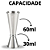 Kit Socador Caipirinha Inox Amassador Frutas Dosador Duplo Medidor Para Drinks Coquetel Bebidas Bar - Imagem 4