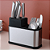 Kit Organizador Inox Para Pia Porta Detergente Sabão Esponja Porta Facas Escorredor Talheres Cozinha Suporte Louça - Imagem 8