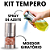 Kit Cozinha Spray Azeite Vidro 180ML Moedor Sal Pimenta Inox - Imagem 2