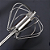Kit Batedor Manual Fue Claras Em Neve e Bowl Inox Grande Tigela Cozinha Saladeira - Imagem 3