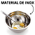 Kit Confeiteiro Espátulas Inox Cortador de Bolo Bowl Inox Bailarina Giratória 30cm Para Confeitaria - Imagem 4