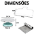 Kit Confeiteiro Bailarina 30cm Cortador Fio Duplo Espátula Inox Alisadora Decorar Bolos - Imagem 9