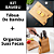 Kit Tábua de Carne Bambu com Suporte Organizador de Facas Cozinha - Imagem 1