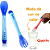 Kit Copo de Transição com Alça + Colher e Garfo de Silicone para Bebê - Imagem 3