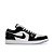 Air Jordan 1 Low Preto C/ Branco - Imagem 1