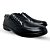 Sapato Social Masculino Conforto Ziper Calce Facil Anatomico Gel Preto - Imagem 5