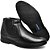 Bota Botina Ortopédica Elastico Calce fácil Bico Redondo Masculina Anatômica Leveterapia Preto - Imagem 8
