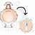 Decante Olympéa Paco Rabanne Eau de Parfum Perfume Feminino - Imagem 1