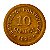 Moeda 10 Centavos 1925 Bronze [MBC+] Portugal - Imagem 1