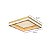 Plafon Queeensland 40x40x7,5cm - Dourado - Imagem 2
