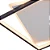 Plafon 40cm 58w 3000k 4350lm Preto - Imagem 2