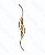 Arandela 10x74cm 20w 3000k 1500lm Dourado - Imagem 1