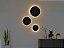 Arandela/Plafon Taschibra Luna 150 10w 2700k Led Preto Fosco-Der/18 Preto Fosco - Imagem 1