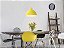 Lum Pendente Taschibra Design Td 821 Amarelo - Imagem 1