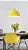 Lum Pendente Taschibra Design Td 821 Amarelo - Imagem 2