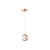 Pendente Led Fawaris 7w 3000k 100-240v Dourado - Imagem 1