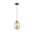Pendente Glass Champagne Ambar E27 50x200mm Ip20 - Imagem 1