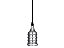 Pendente Taschibra Dot Metal Wave Cromo - Imagem 1