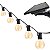Cordao Solar De Lampadas Led Filamento 5m G40 8 X E12 152lm 2700k - Imagem 1
