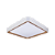 Plafon Cristall Deccor Goldstyle 30w 3000k 4000k 6500k Quadrado 48x480x85mm Cct Com Controle - Imagem 1