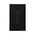 Interruptor Smart Wi-Fi Touch 3 Preto Ews 1003 - Imagem 1