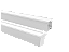 Perfil Led Taschibra Apex 35 Embutir 28x35x3000mm Branca - Imagem 1