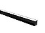 Perfil Led Taschibra Apex 24x23 Sobrepor 23x24x2000mm Preto Fosco - Imagem 1