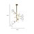 Luminária Ladder Ø63x110cm Haste Regulável – Dourado - Imagem 2