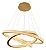 Pendente 40x60x80cm 140w 7000lm 3000k Dourado - Imagem 2