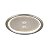 Plafon 40cm 80w 3000k 6000lm Branco - Imagem 1
