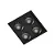 Embutido Recuado 4 Par20 Pt 235x235x35mm - Imagem 1
