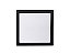 Painel Led 24w Lys Quadrado Sobrepor Preto 6500k - Imagem 1
