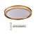 Plafon led glyner 50cm 33w 3k/4k/6.5k dourado - Imagem 2