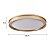 Plafon led glyner 50cm 33w 3k/4k/6.5k dourado - Imagem 3