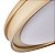Plafon led glyner 50cm 33w 3k/4k/6.5k dourado - Imagem 5