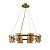 PENDENTE BOUZE CIN 80CM 8XG9 DOURADO E AMBAR - Imagem 3