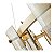PENDENTE BOUZE CIN 80CM 8XG9 DOURADO E AMBAR - Imagem 5