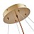 PENDENTE BOUZE CIN 80CM 8XG9 DOURADO E AMBAR - Imagem 4