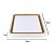 PLAFON LED KENLE QDR. 50CM 36W 3K/4K/6.5K DOURADO - Imagem 2