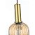 PENDENTE CANNE LON E27 OURO CHAMPAGNE - Imagem 4