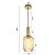 PENDENTE CANNE LON E27 OURO CHAMPAGNE - Imagem 2