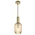 PENDENTE CANNE LON E27 OURO CHAMPAGNE - Imagem 3