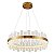 PENDENTE LED LOWY 60CM 40W 2700K DOURADO BRILHO - Imagem 1